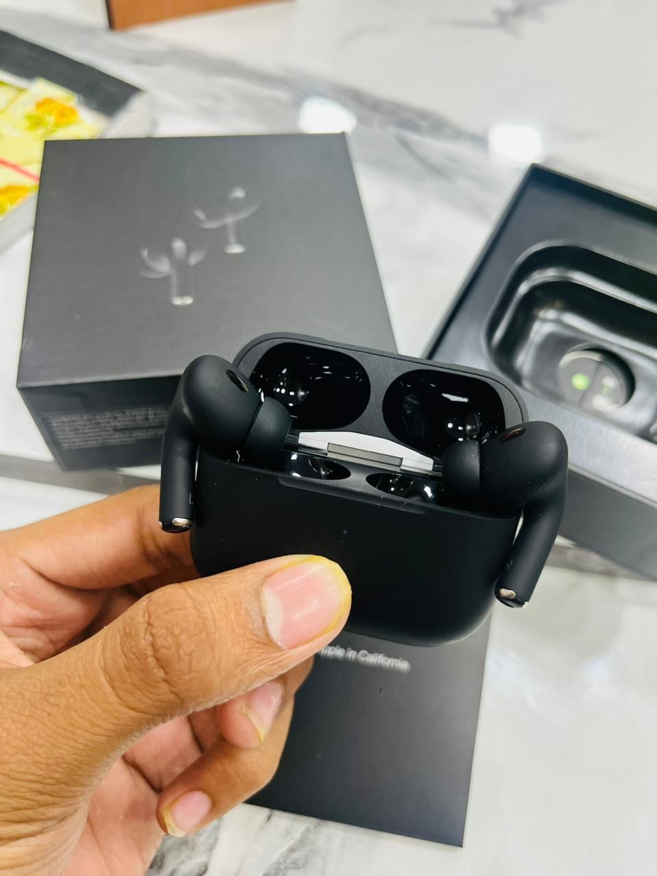 Apple AirPods Pro 2nd Gen Matte black With ANC + Free Case