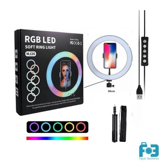 26CM RGB Led Soft Ring Light